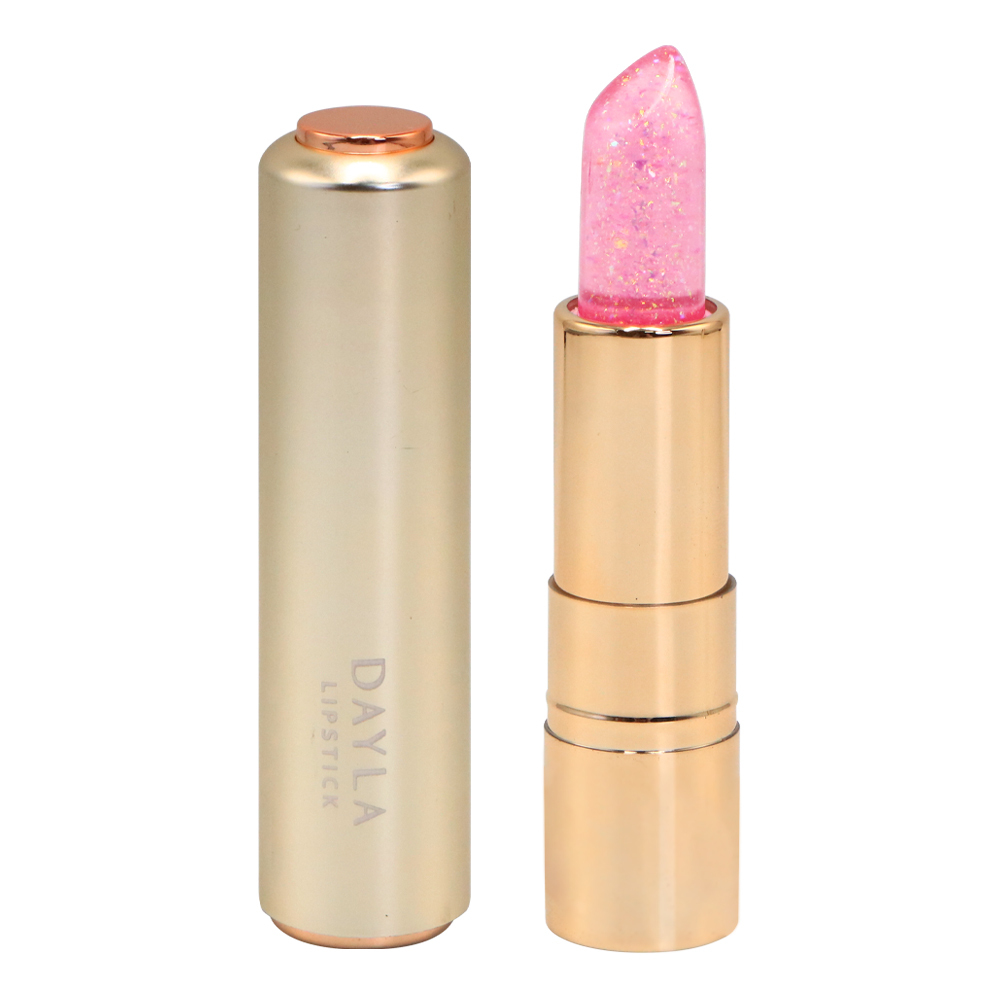 DAYLA 黛樂 金箔保濕溫變口紅 3.8g #04 櫻花粉