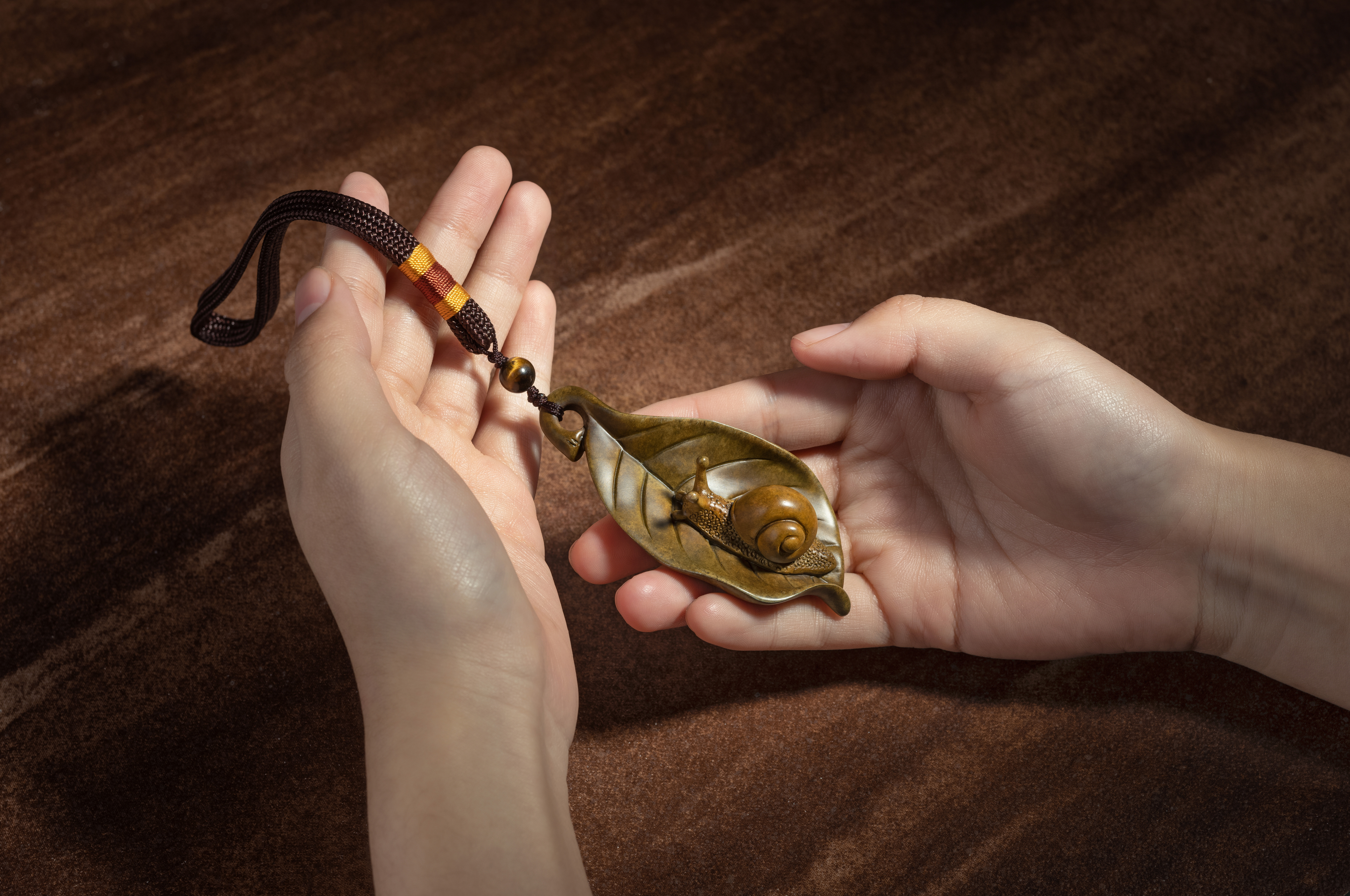 安家樂業(紫銅蝸牛掛飾)