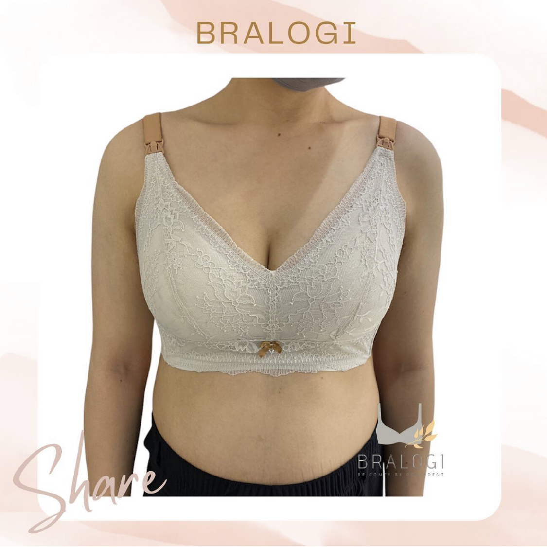 3060 無鋼圈哺乳內衣