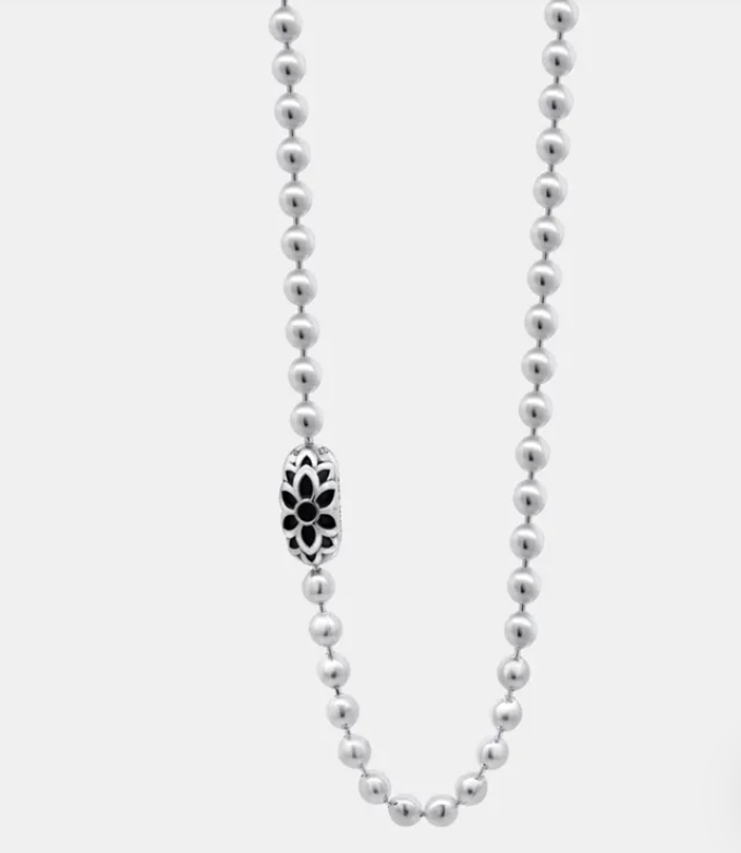 Poplock Ball Chain Necklace