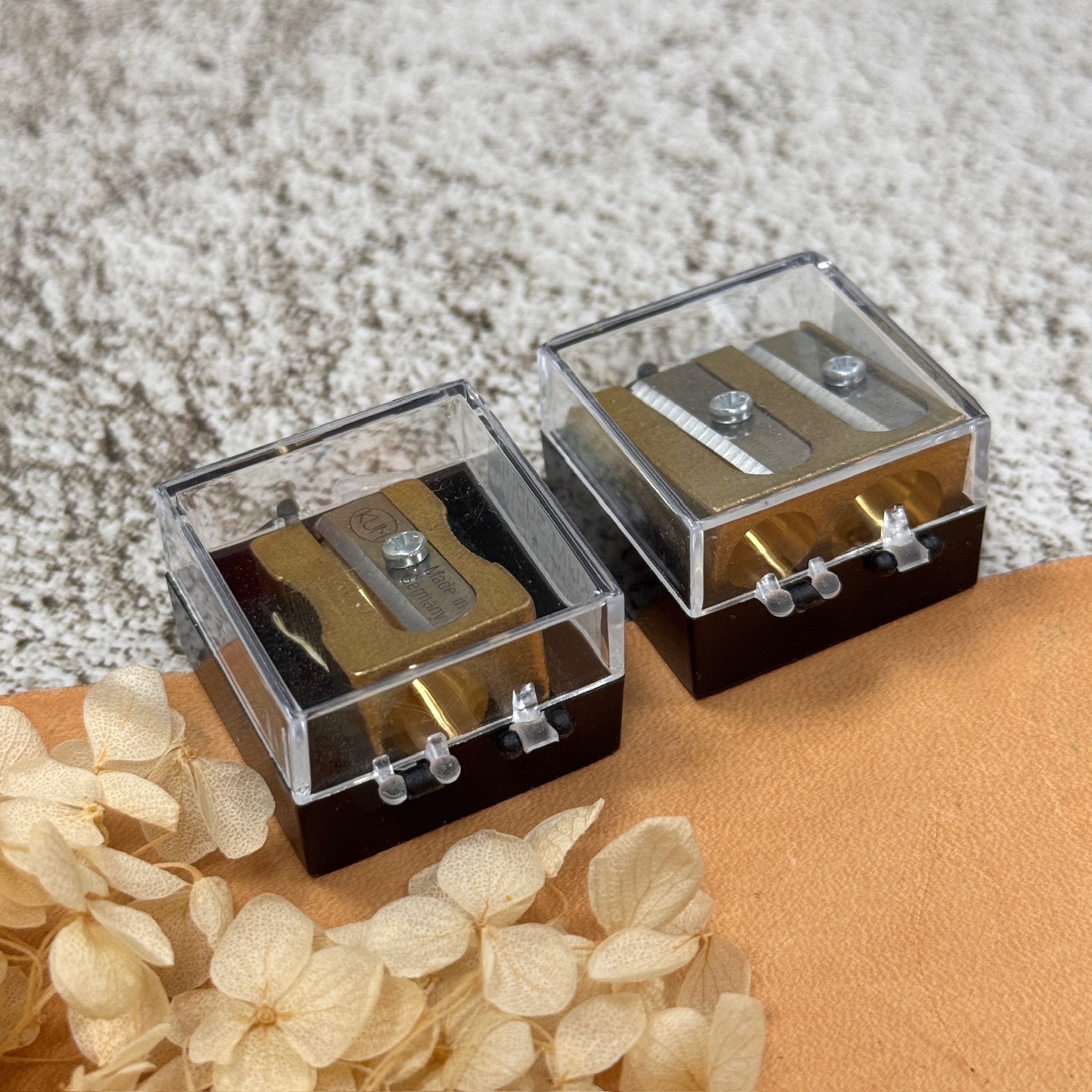 德國 KUM ｜ BRASS 黃銅削筆器 單孔 雙孔