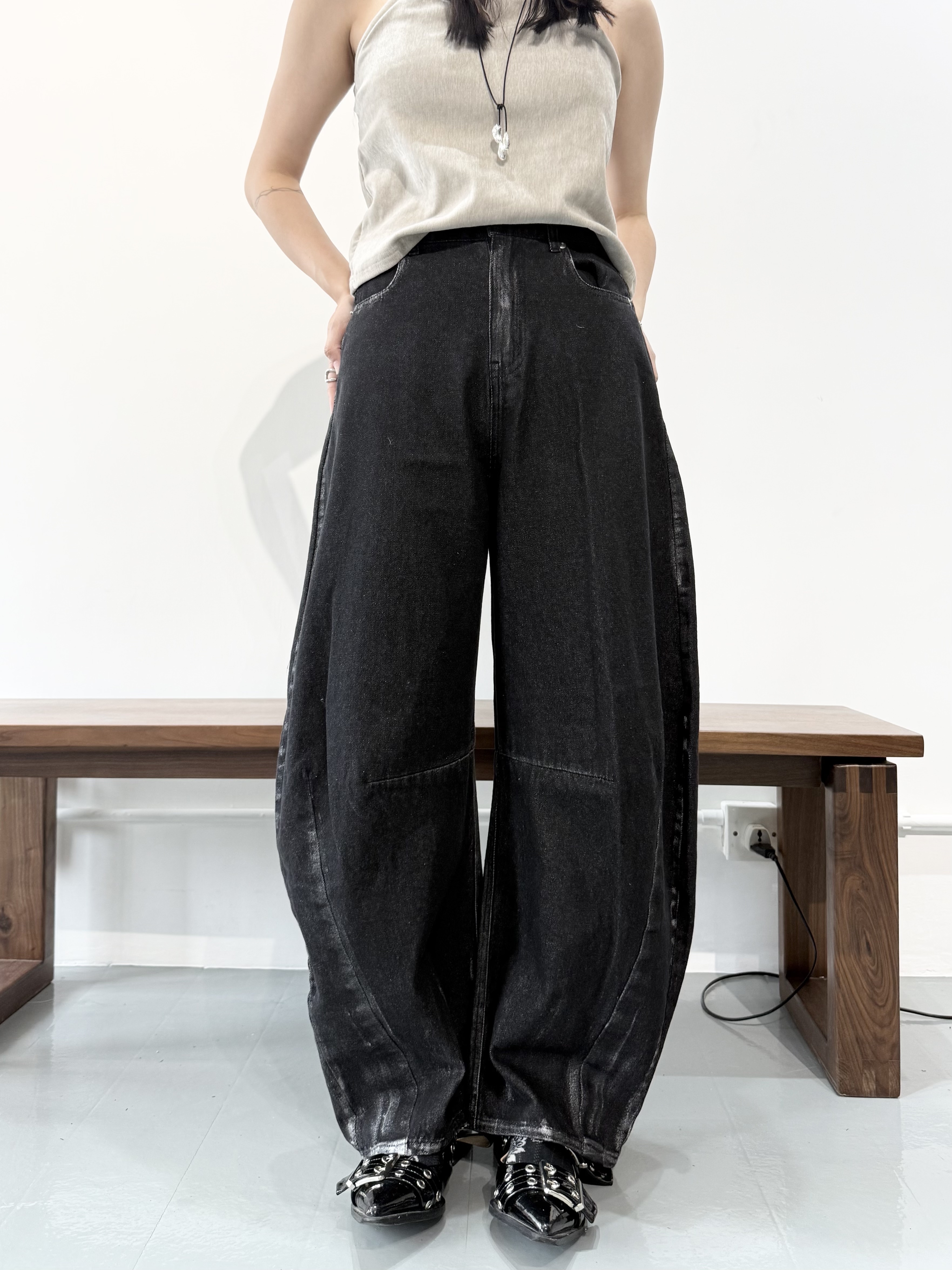 自留!曲cutting牛仔褲