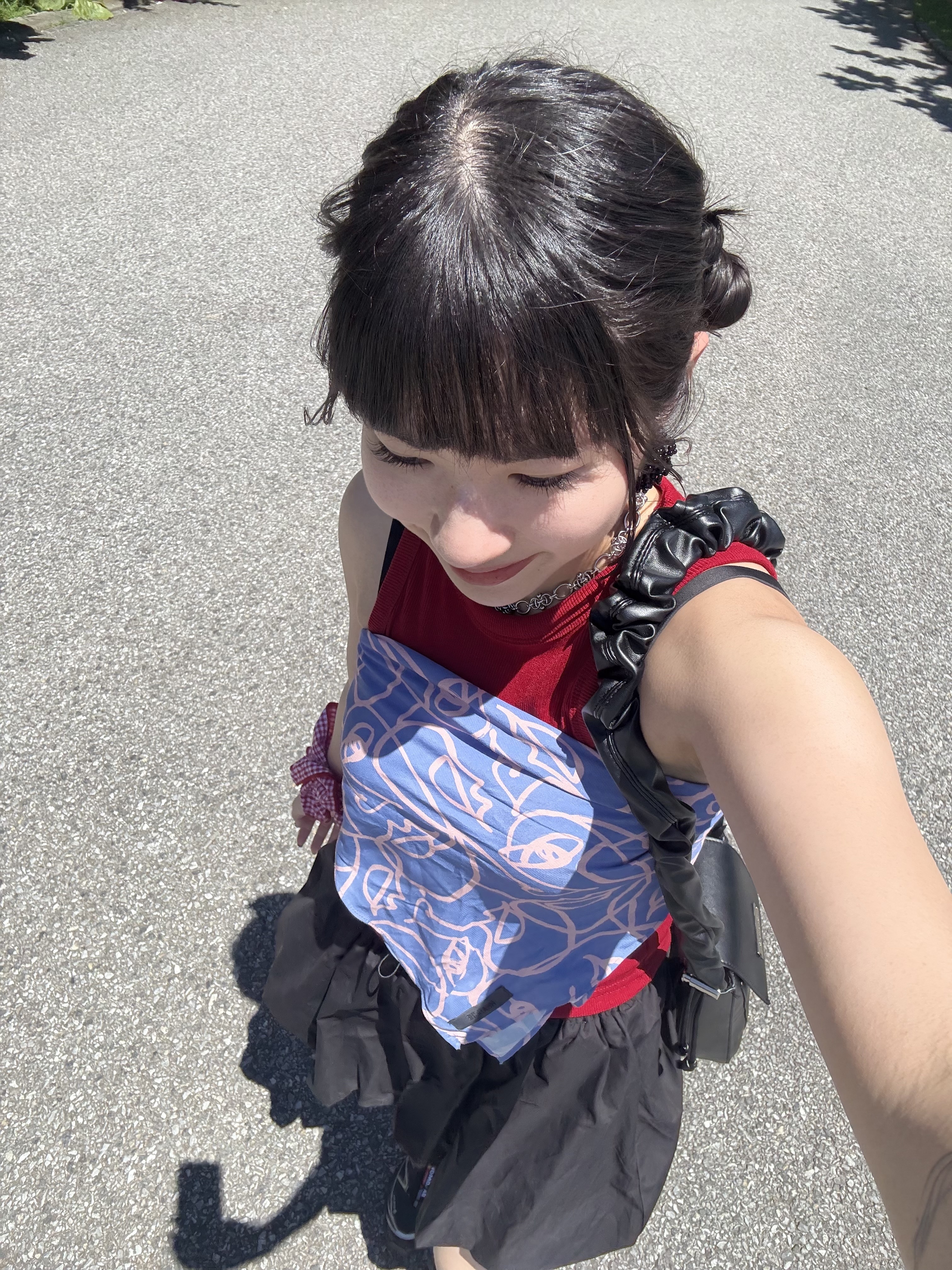 自留 超美撞色多用巾