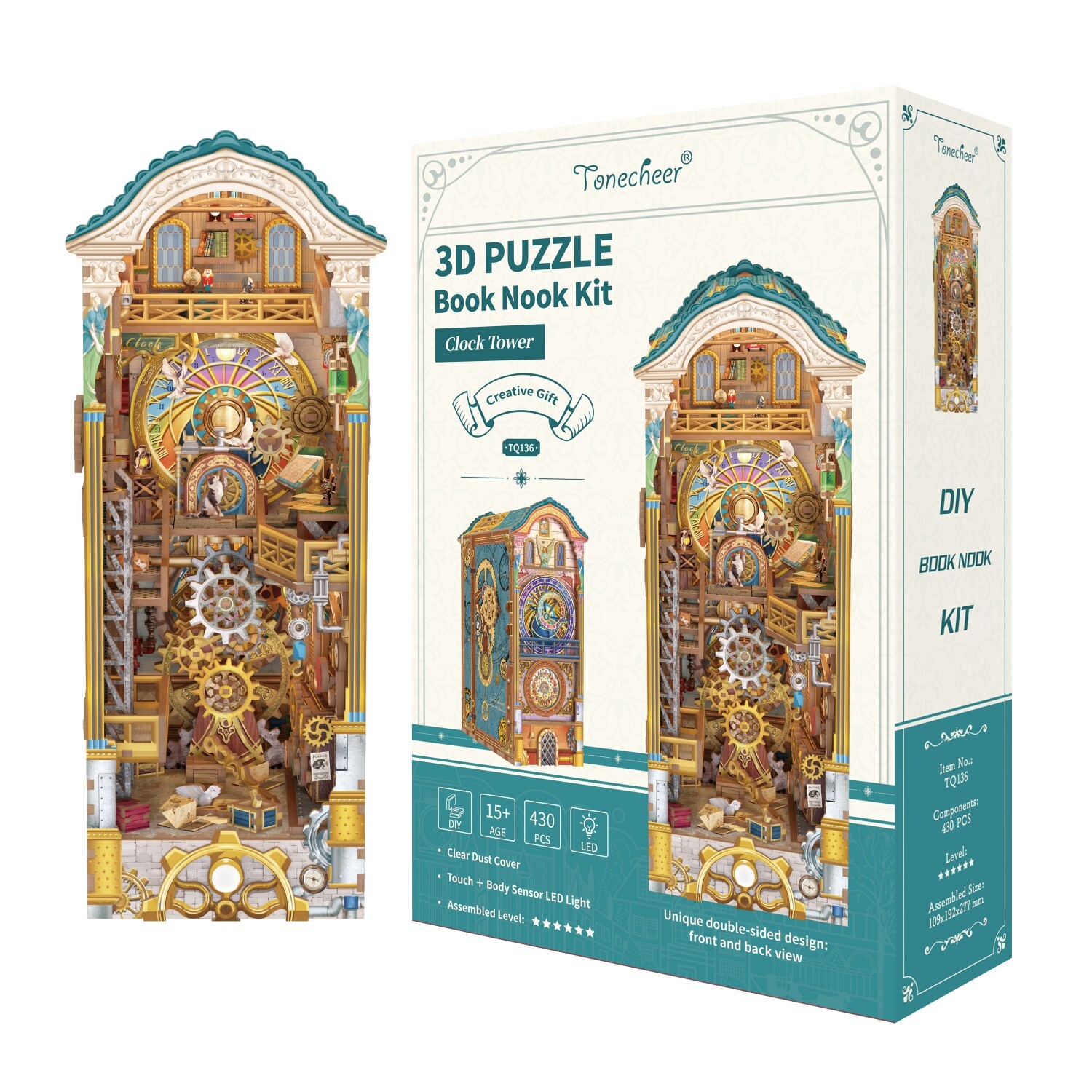 精品藝術博物館系列｜袖珍拼圖書擋架《鐘塔幻想》【預計4月中陸續發貨】