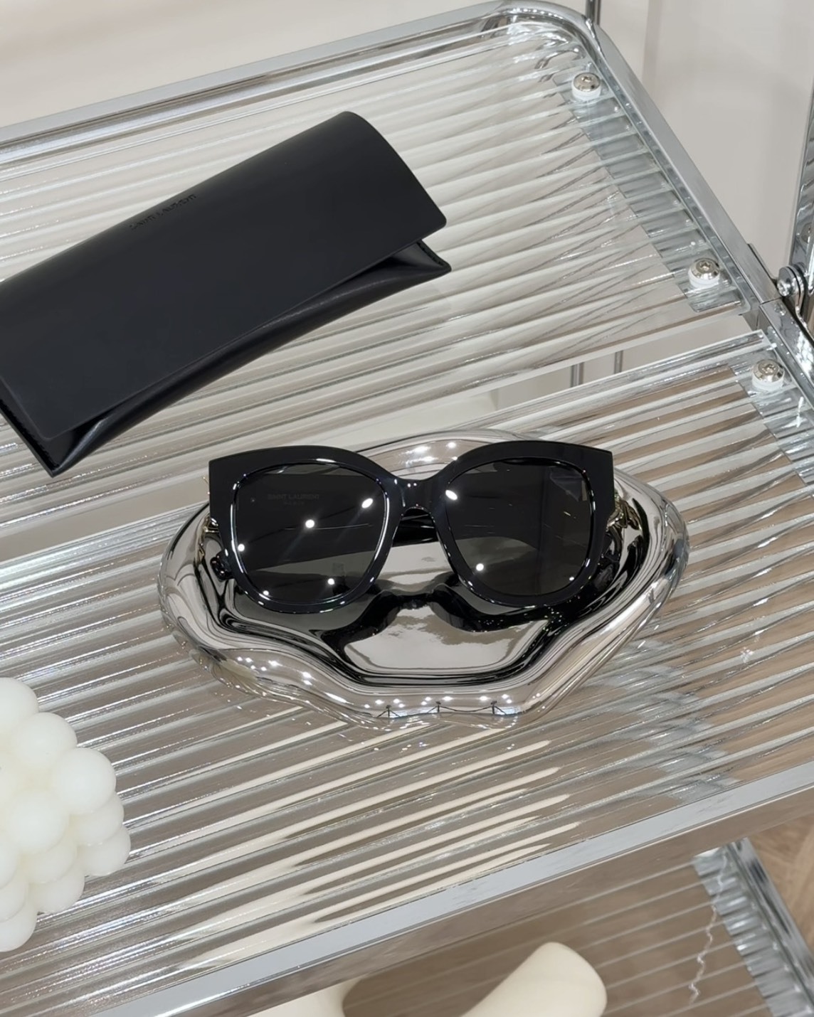 YSL｜SLM95F001墨鏡 黑色