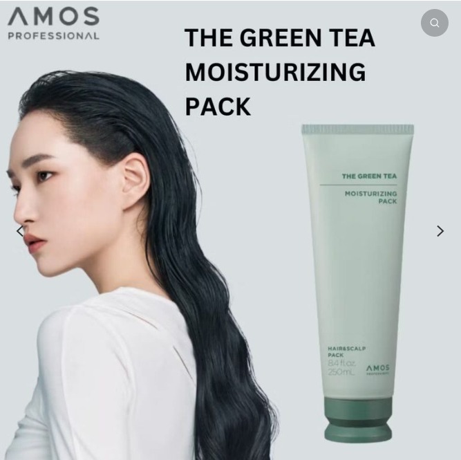 韓國院線產品 AMOS 綠茶防脫護理髮膜 250ml