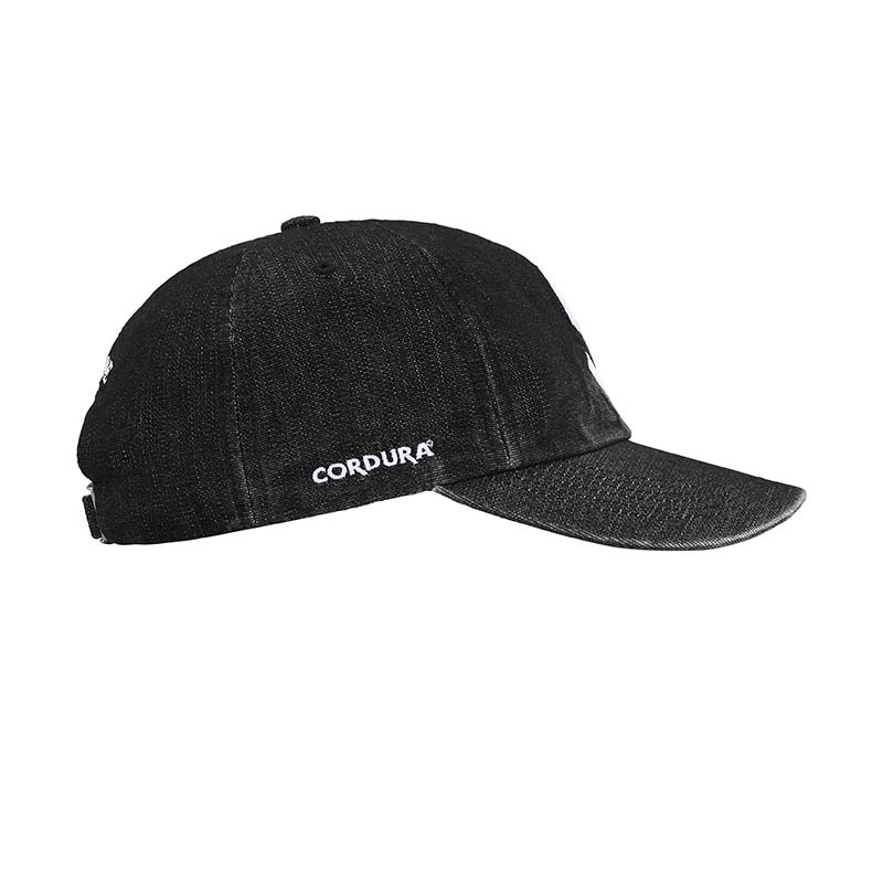 Supreme Cordura Denim S Logo 6 Panel Black 丹寧老帽 帽子 黑色 SS25H90-BK [台灣現貨]