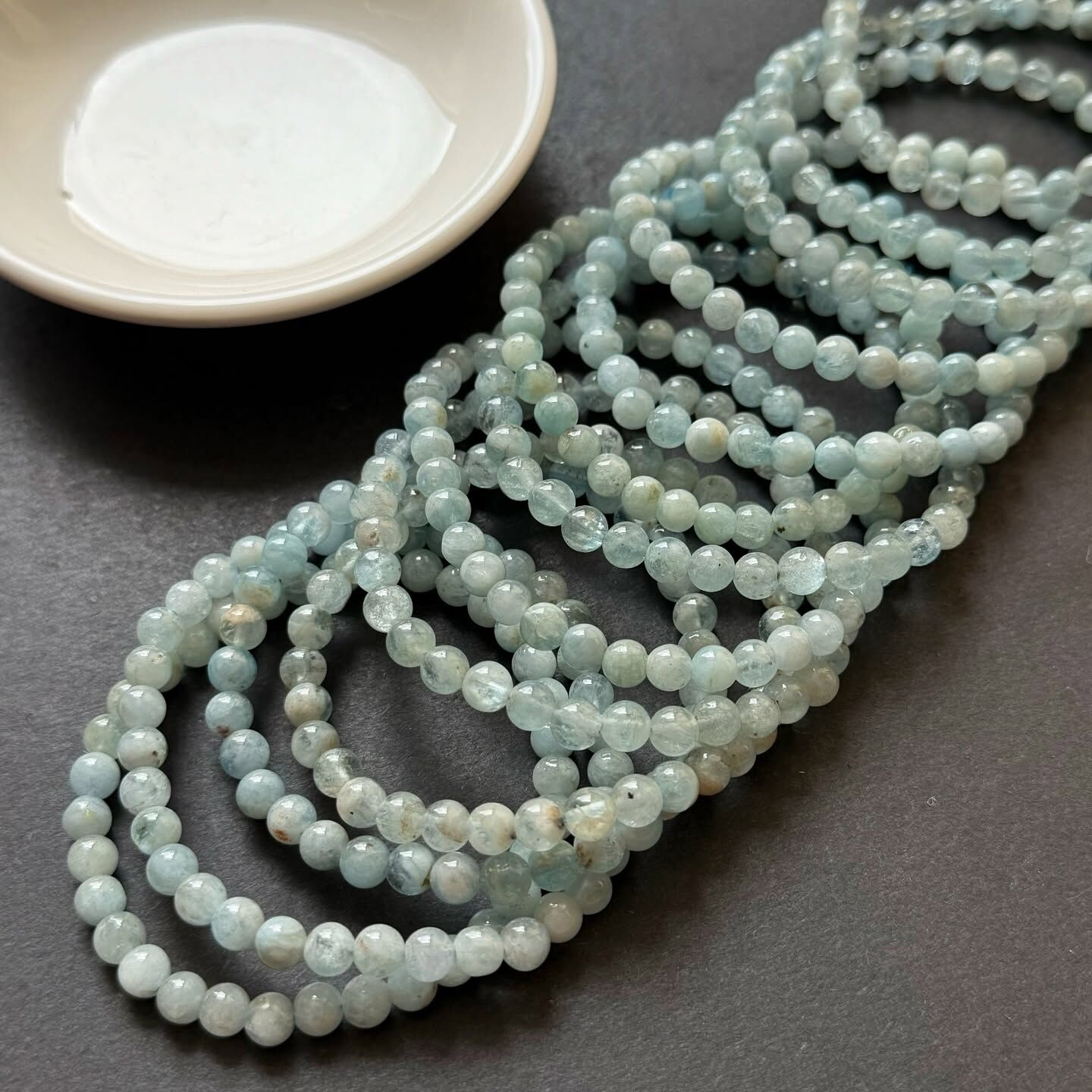 [原石] 海藍寶 水晶手串 出清系列