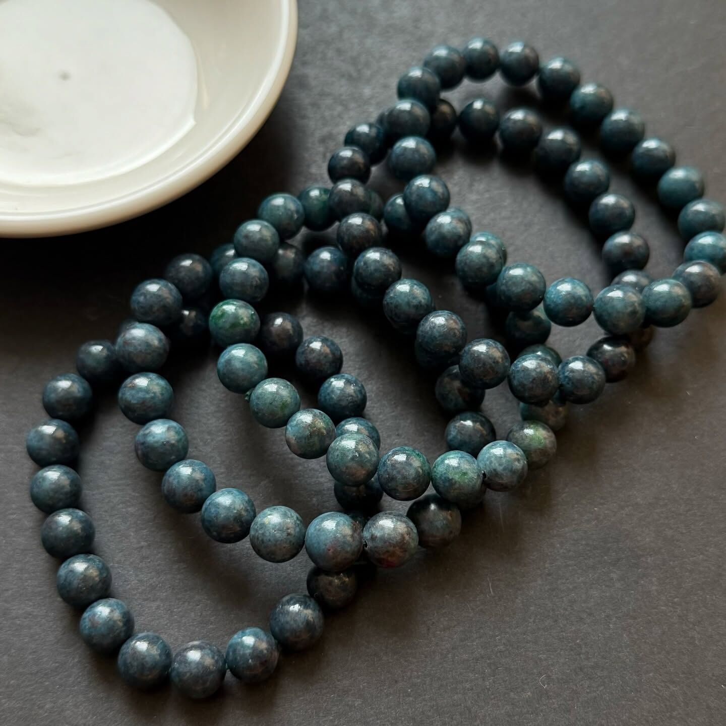 [原石] 紅寶藍晶石 水晶手串