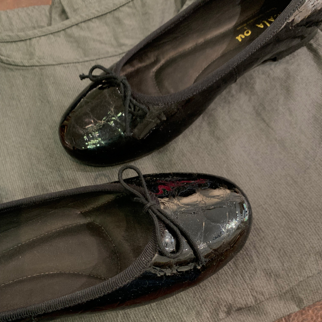 15606 黑寶石 手工娃娃鞋