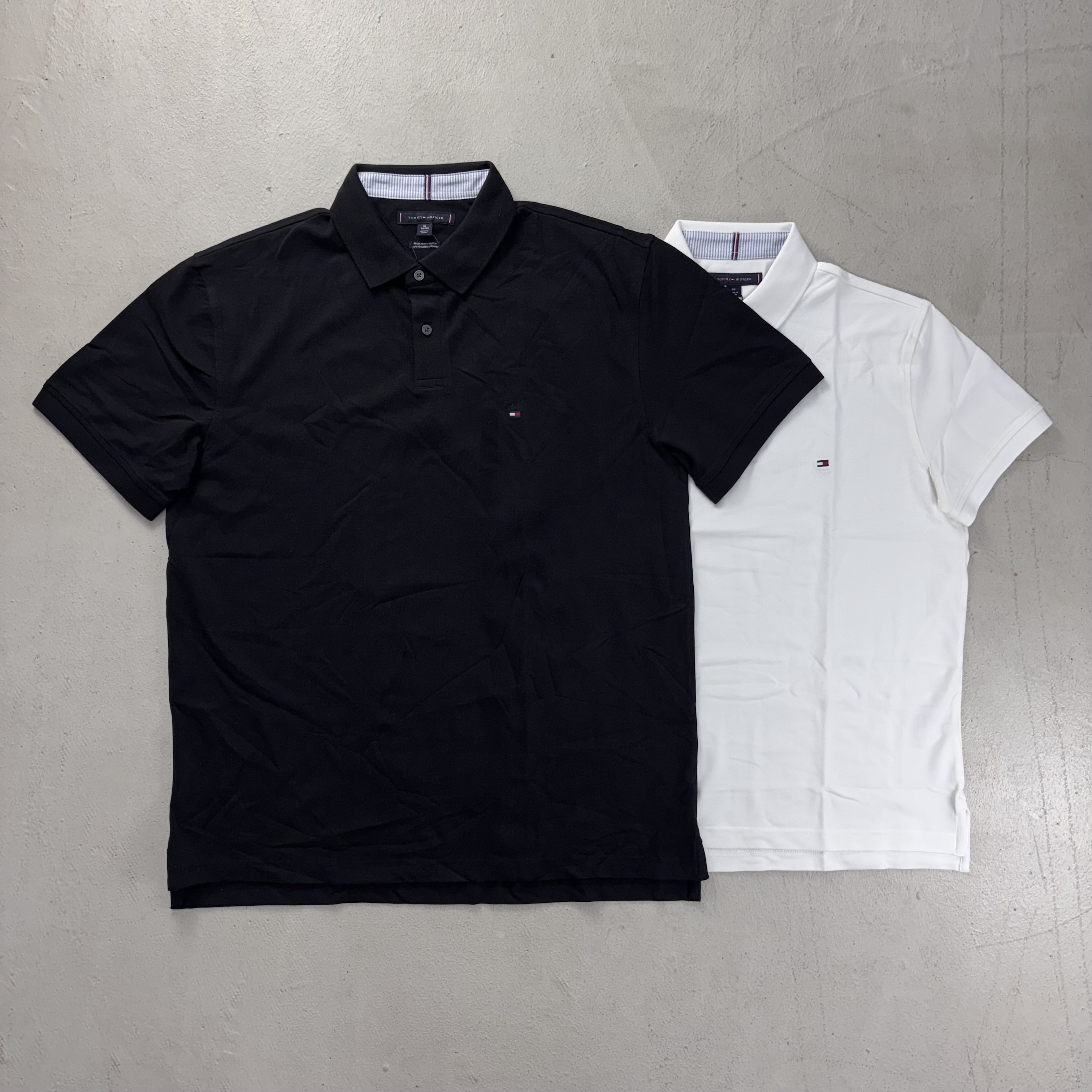 Tommy Hilfiger 小刺繡POLO 衫 黑/白