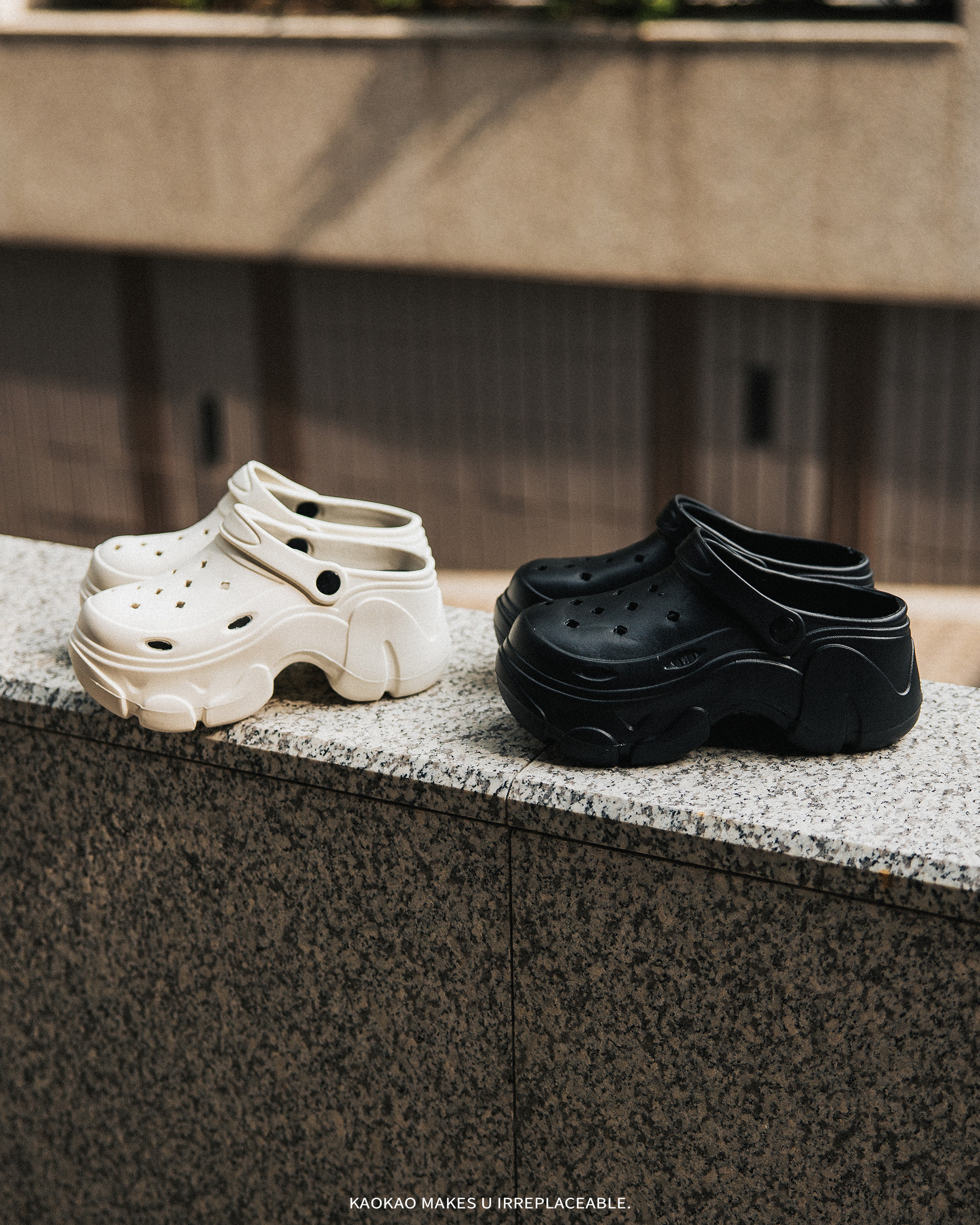 FASHION 洞洞厚底鞋