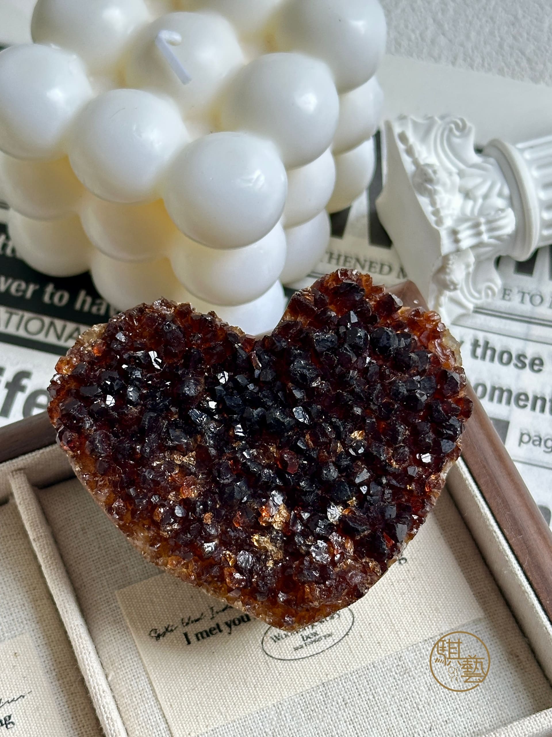 黃水晶愛心｜招財聚氣與陽光自信的能量之石