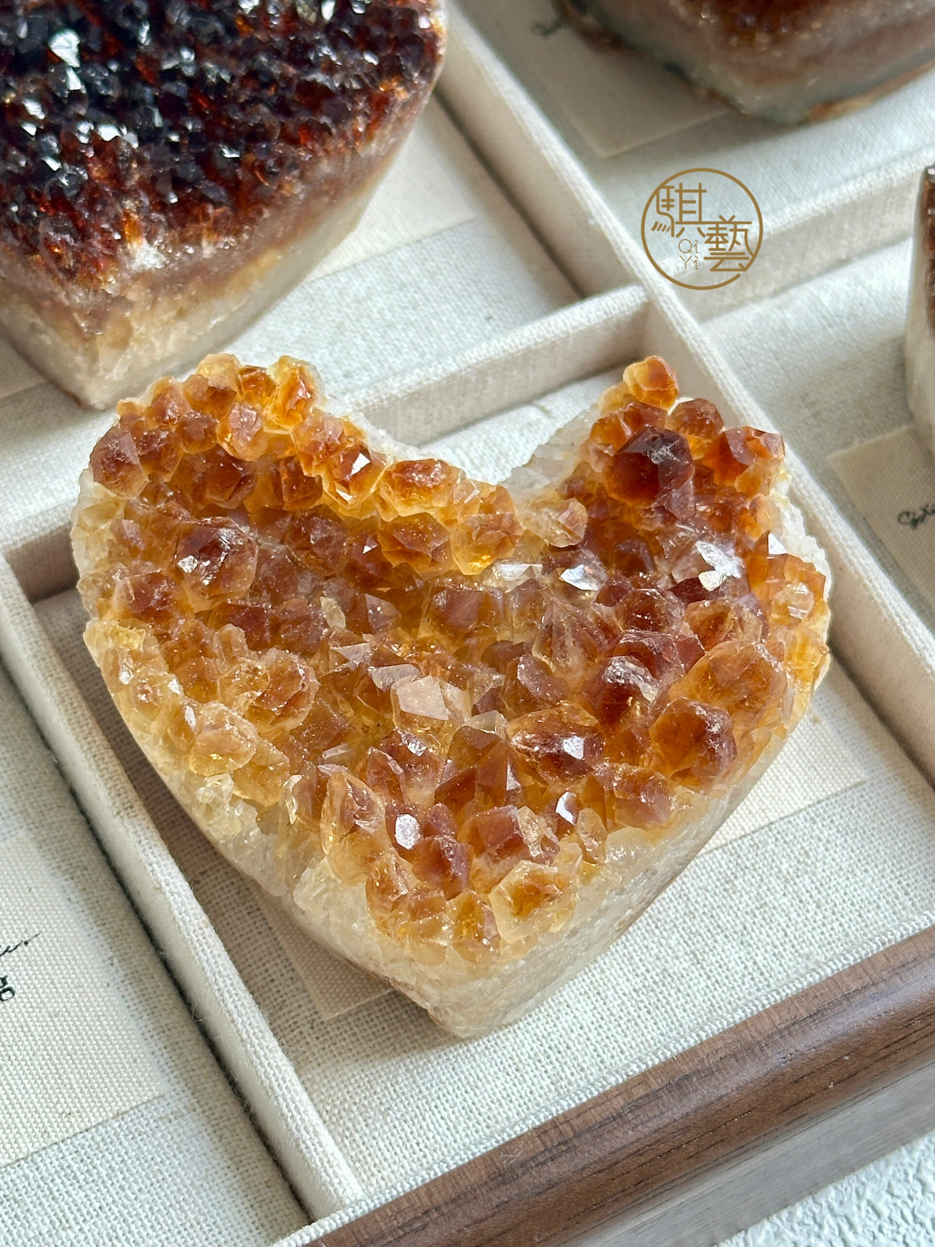 黃水晶愛心｜招財聚氣與陽光自信的能量之石