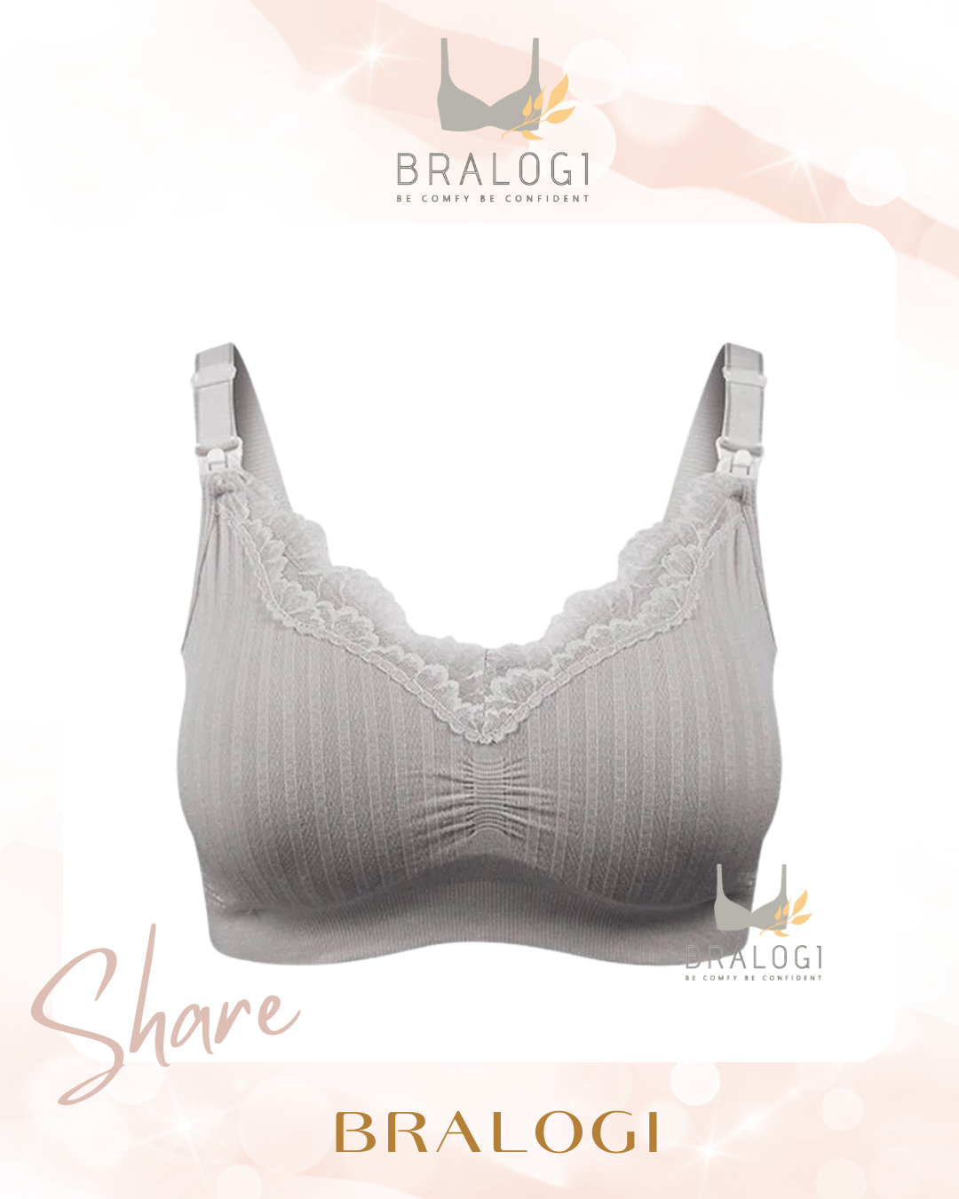 8858 無鋼圈哺乳內衣