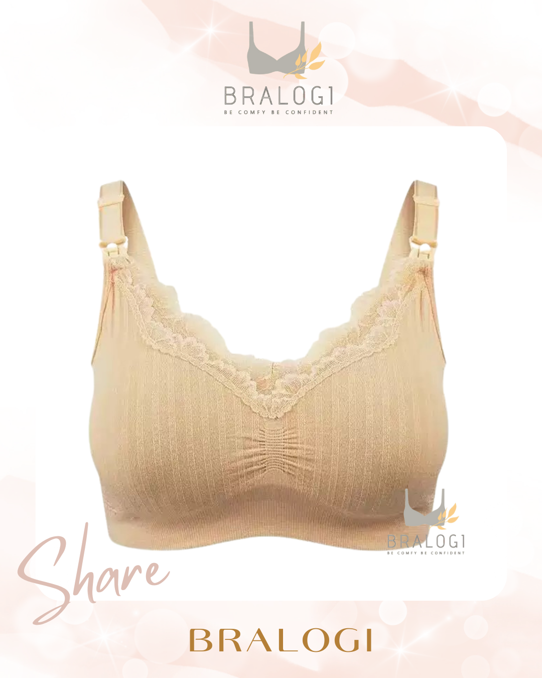 8858 無鋼圈哺乳內衣