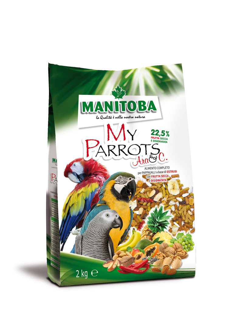 Manitoba® My Parrots Ara & C.  | 辣椒水果堅果合成糧（中大型）2kg