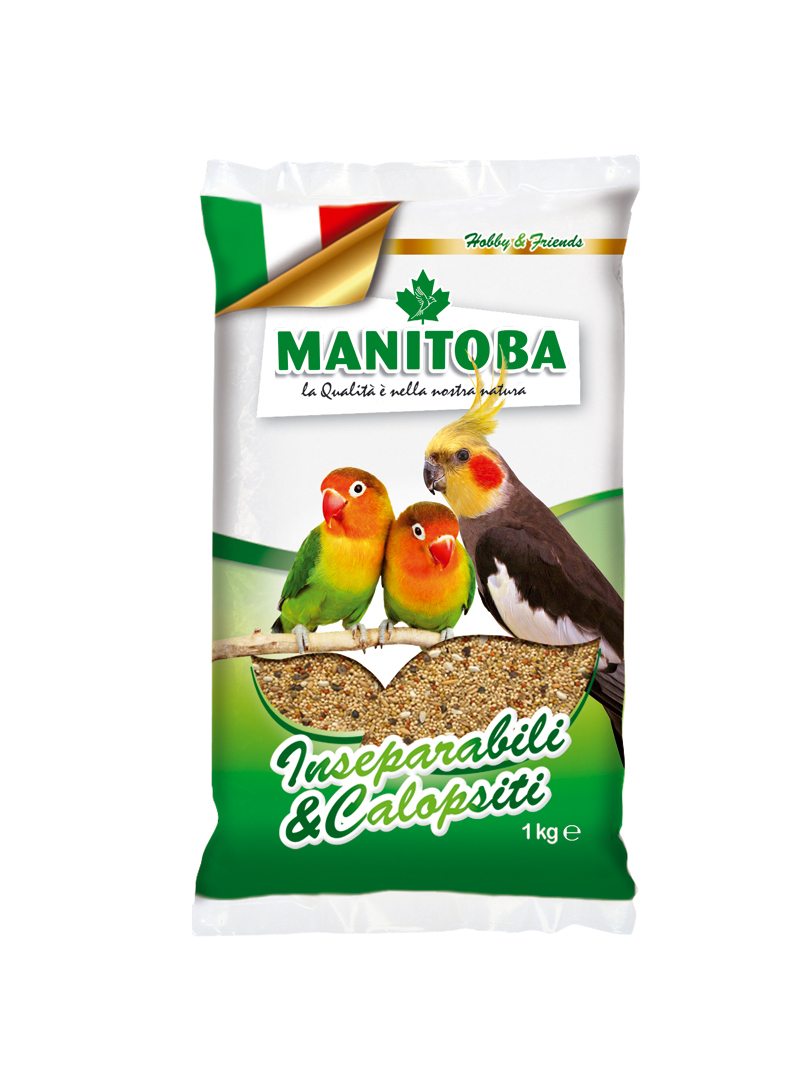 Manitoba® Parrocchetti | 帶殼瓜子種子糧（小型）1kg
