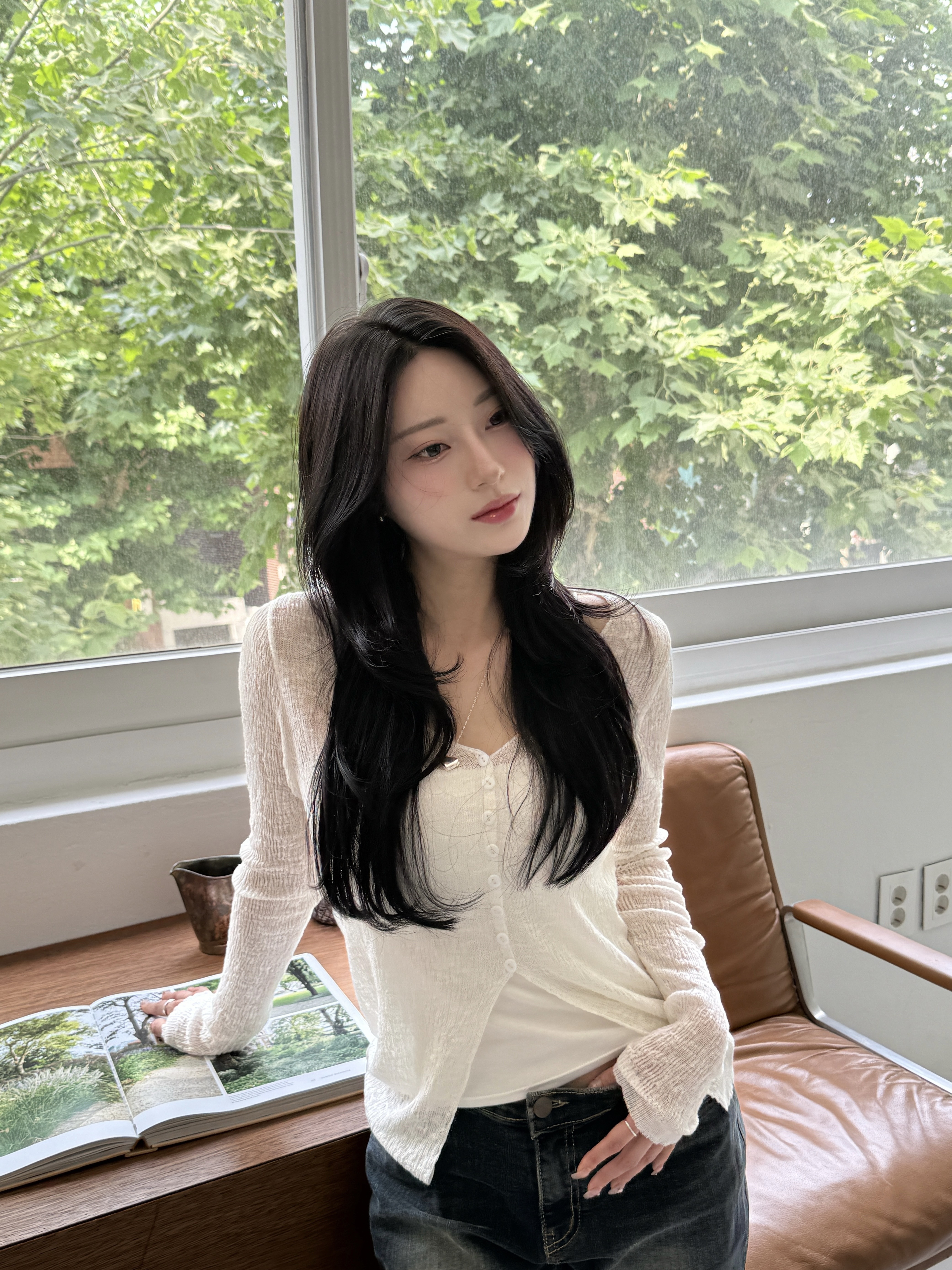 【現貨】U37 純慾女友感 兩穿針織衫
