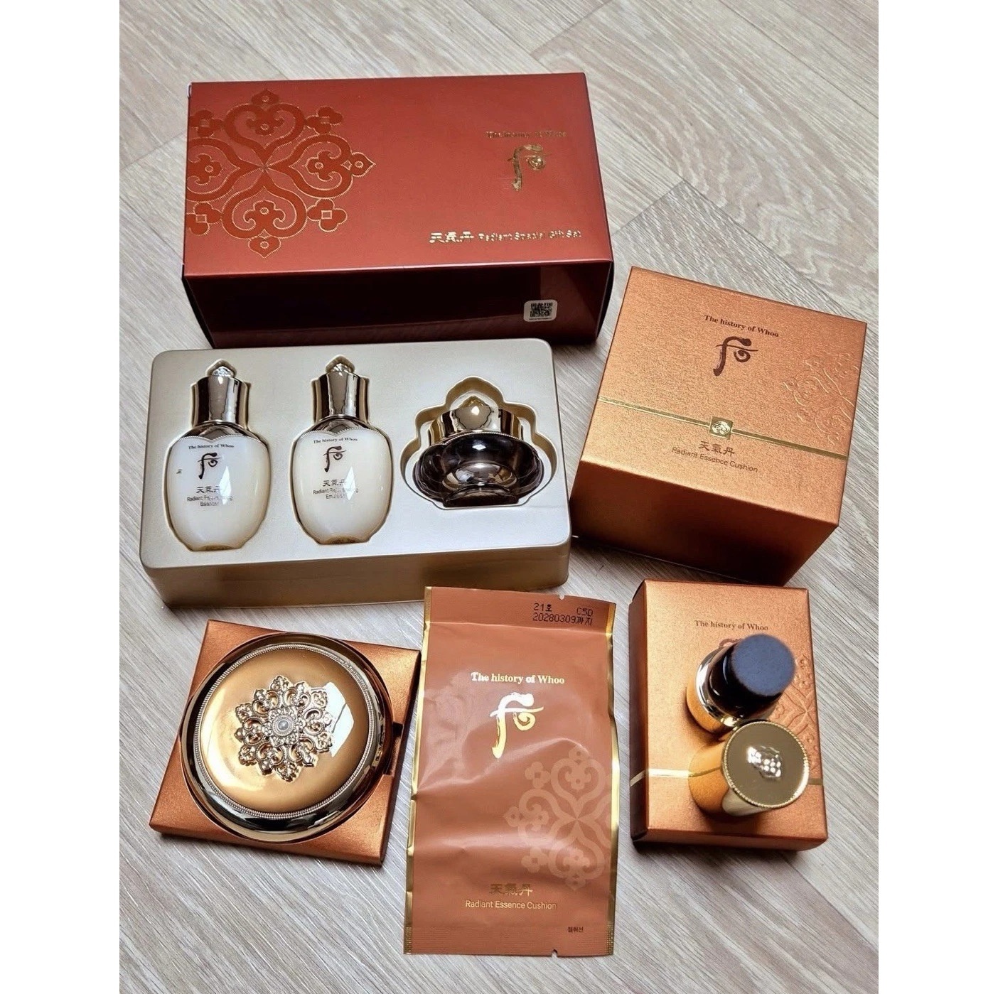 韓國 Whoo 后 天氣丹 精華氣墊套裝 (EXP:2028.03)