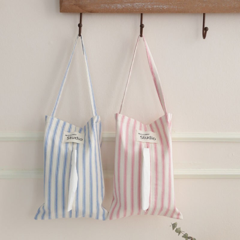 《6054》純色條紋掛式衛生紙套