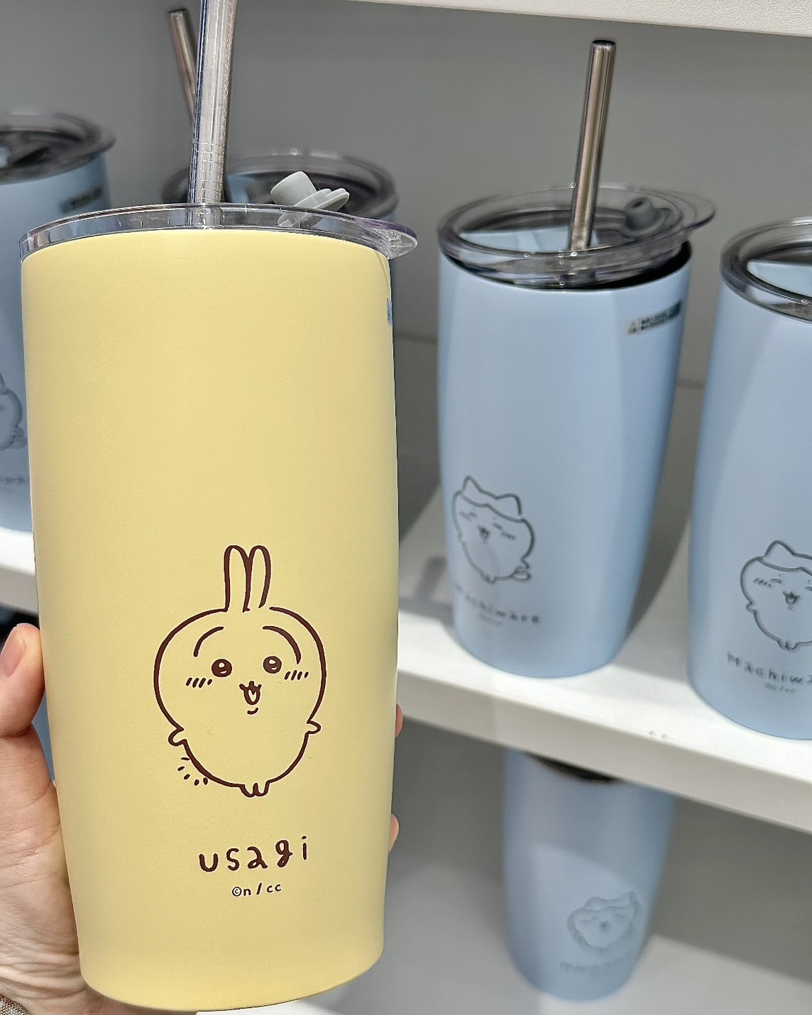 iSNEAKERS｜ MINISO x Chiikawa 吉伊卡哇 吸管杯 保溫杯 550ml 三款