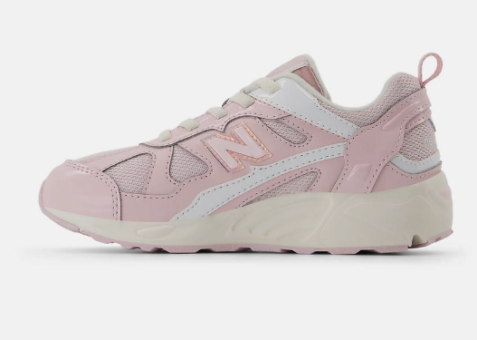 New Balance NB 878 系列 粉色 中大童慢跑鞋 | 女童舒適運動鞋 學步日常穿搭 |