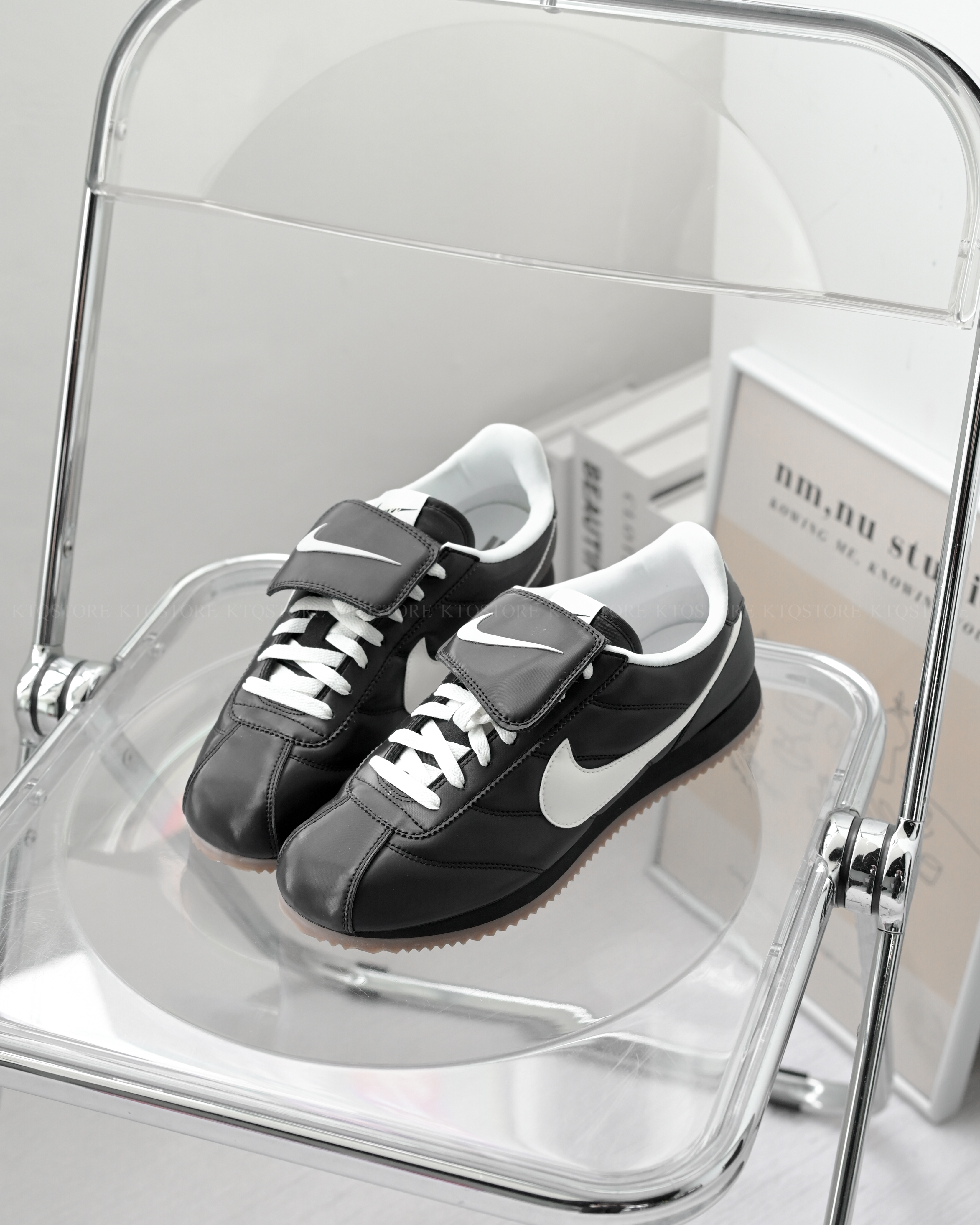 KTQ STORE ‧ Nike Cortez SE Tiempo Pack Black 阿甘 黑奶油 外翻鞋舌 IM4843-010