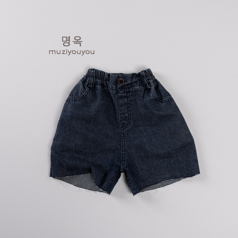 夏季薄款牛仔五分褲