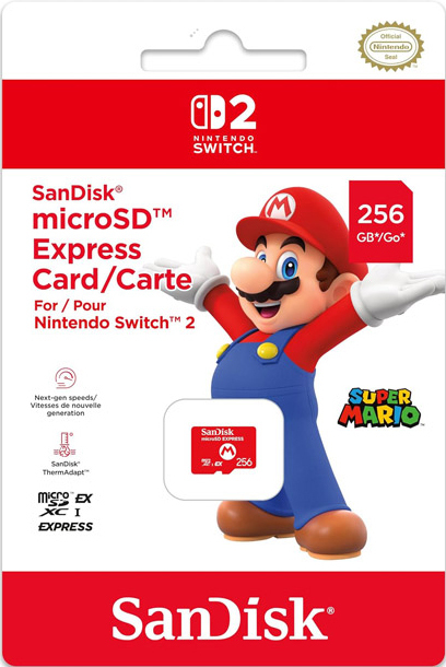 《限時特價》SanDisk 晟碟 NS2 專用 microSD Express 記憶卡 256GB