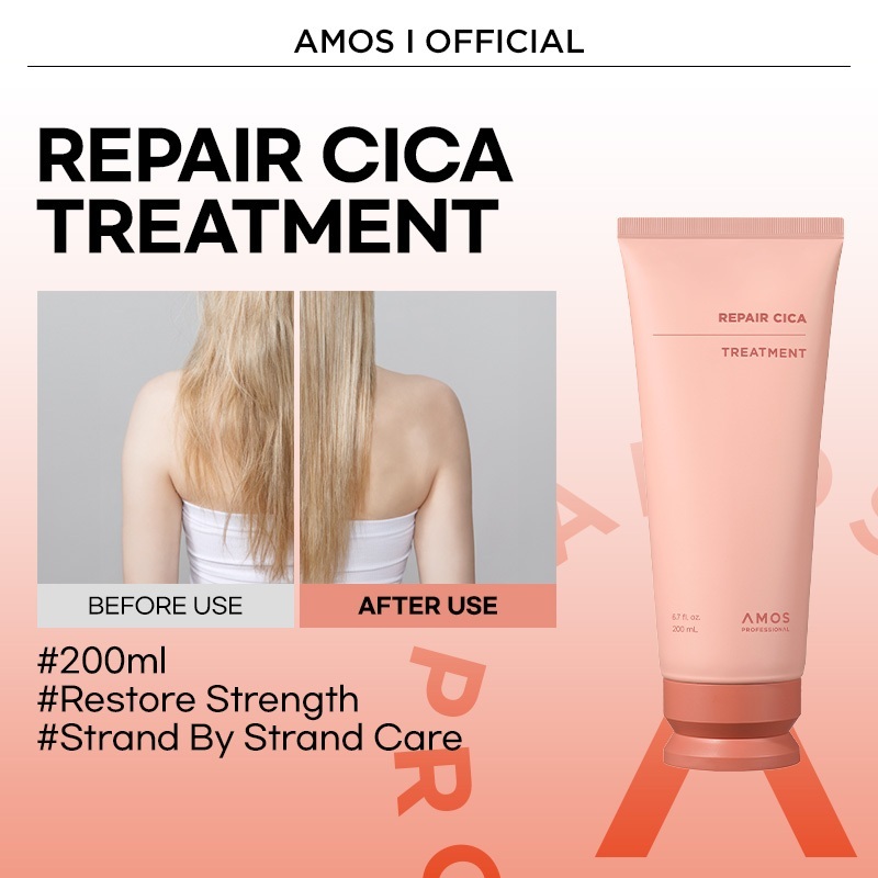 韓國院線產品 AMOS Repair Cica 修復護髮素 200ml