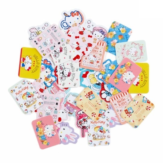 日本 Sanrio 貼紙套裝連收納袋 (40入)