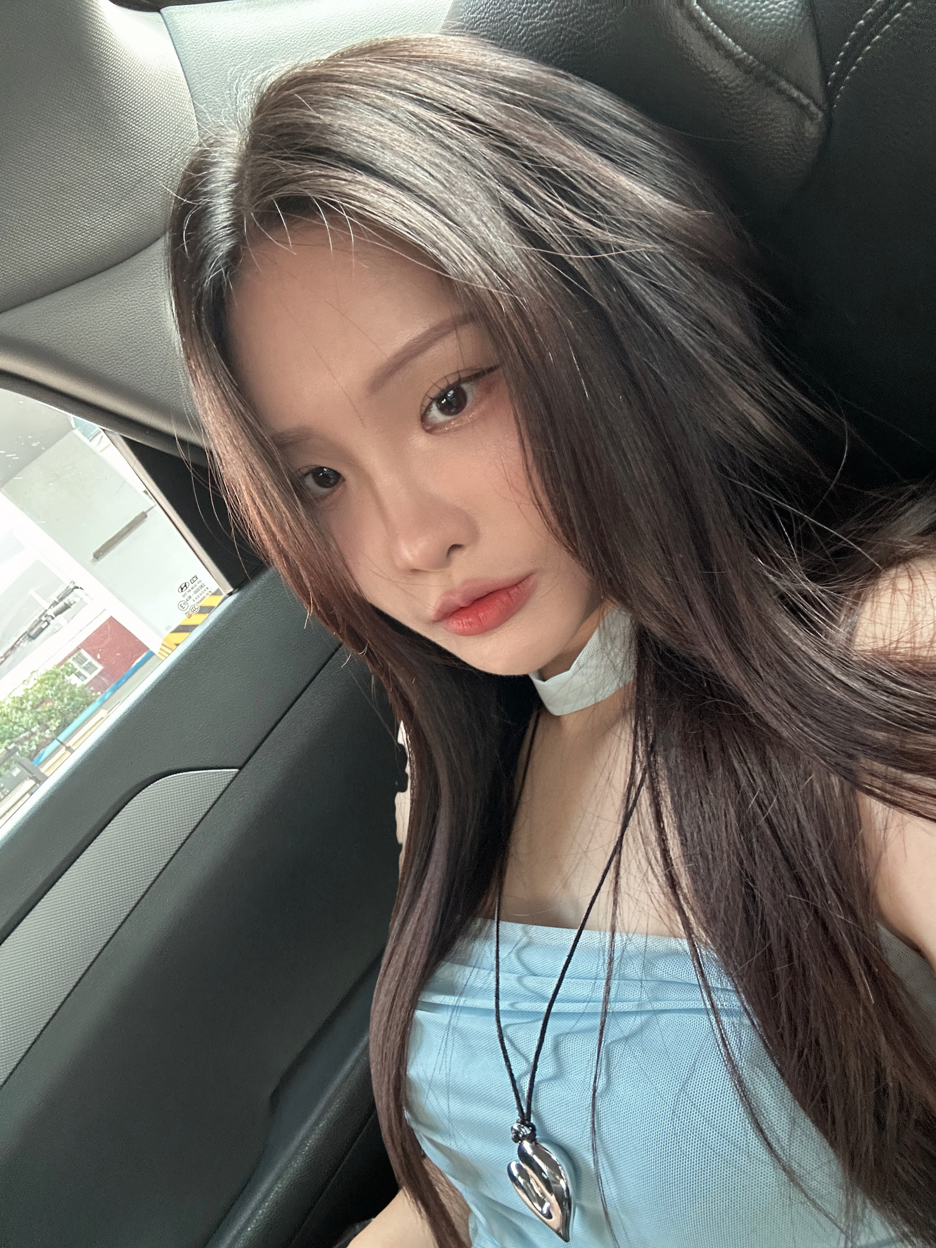 【現貨】U36 剔透玻璃紗 平口SET (水藍)