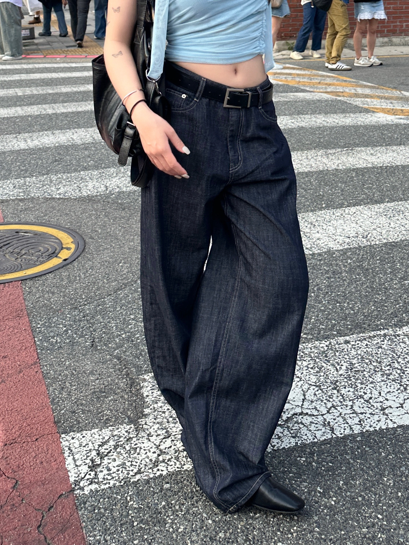 【現貨】U20 夏日清爽面料！原色丹寧褲 (S/M)