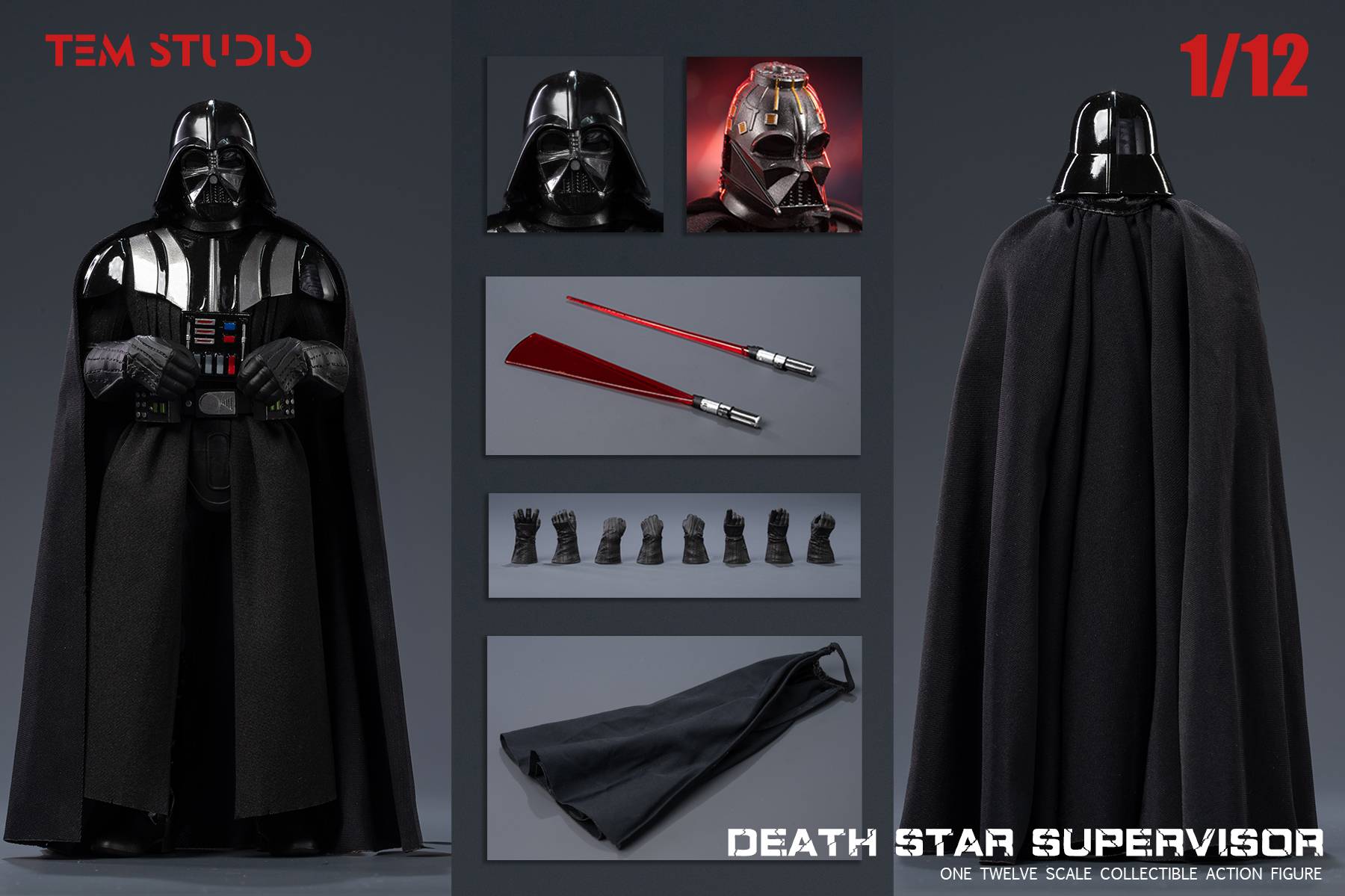 Tem Studio 1/12 Death Star Supervisor Action Figure (TEMS001)