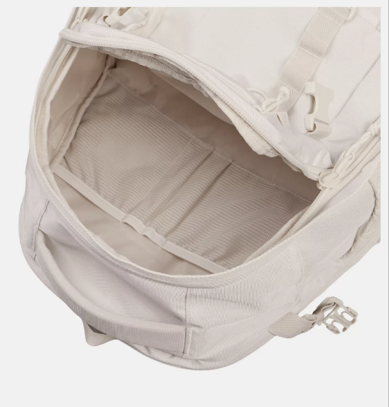 New Balance 男女款 米白色 後背包 | 百搭休閒風 情侶包款 | JUN25