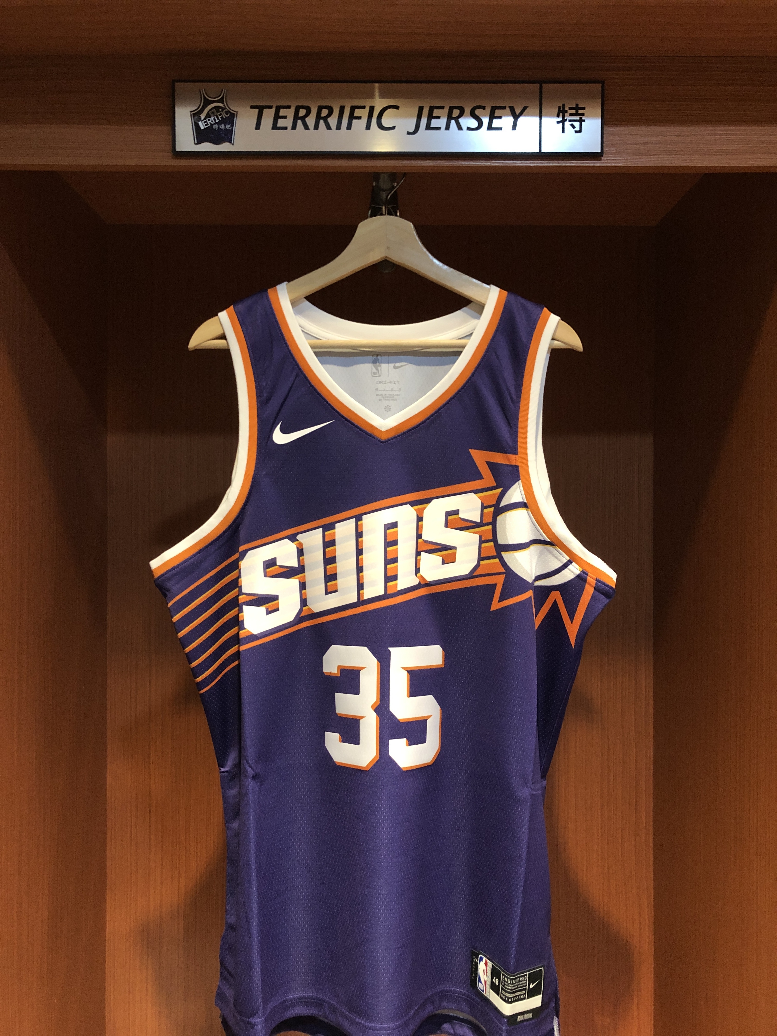 NBA球衣 Kevin Durant 鳳凰城太陽紫 新版 Icon Nike Swingman 球迷版 熱轉印 全新