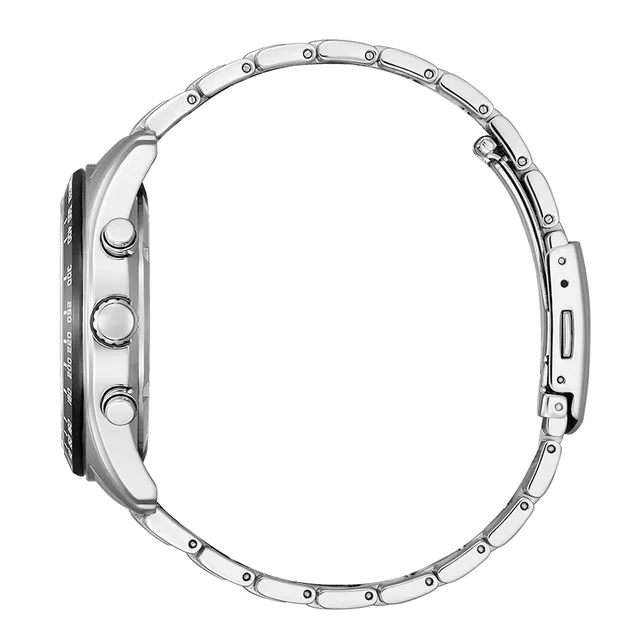 萬年鐘錶 - Citizen 星辰錶  PROMASTER  賽車風格三眼計時光動能男錶 CA4674-58A  錶徑43MM