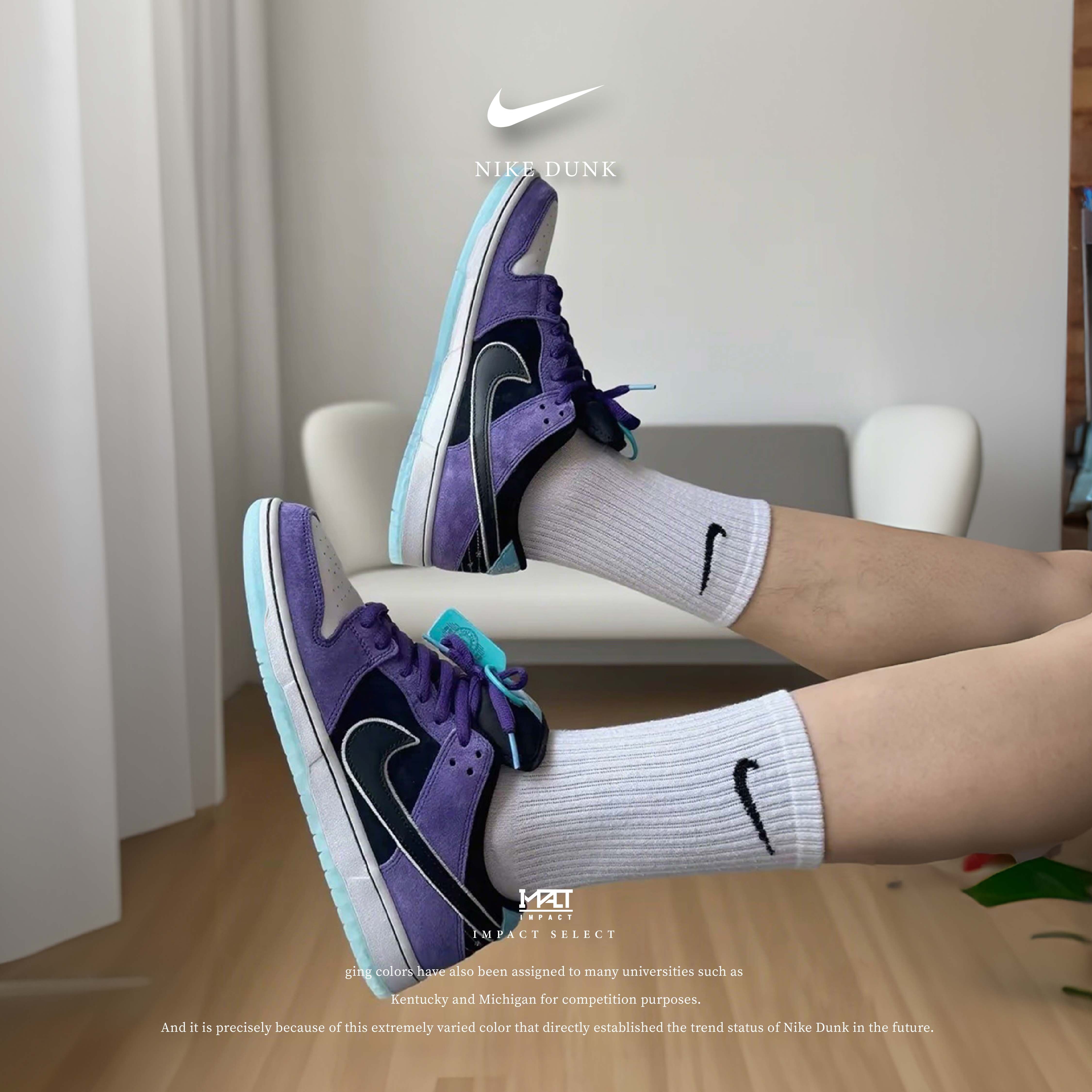 Nike SB Dunk Pro x Hayley Wilson 聯名款 紫黑 刺青 男款 HJ0513-500