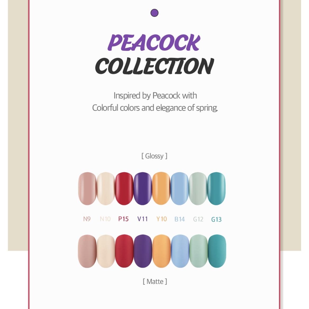 VERYGOODNAIL- PEACOCK 🦚 COLLECTION