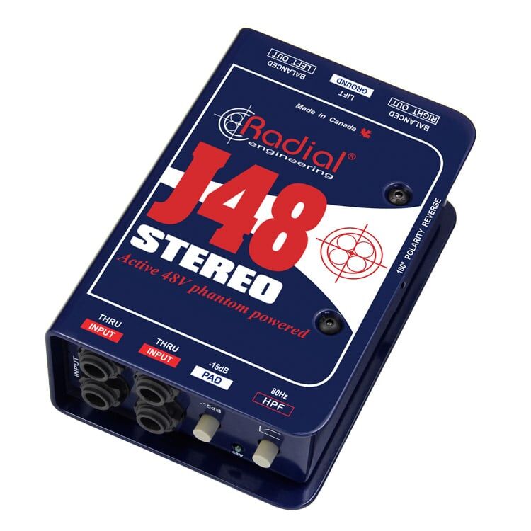 Radial Engineering - J48 Stereo Premium Stereo Active DI