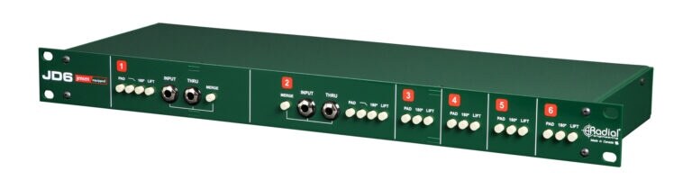 Radial Engineering - JD6 Six-Channel Rackmount DI