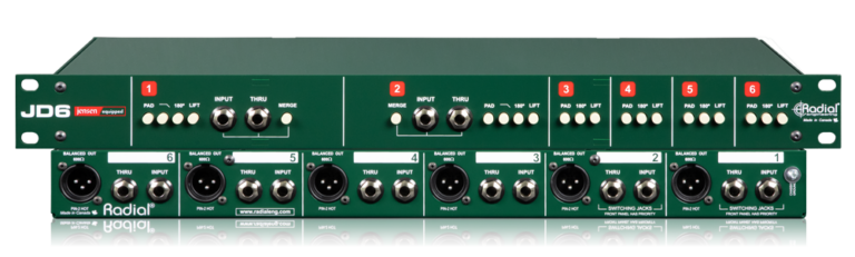 Radial Engineering - JD6 Six-Channel Rackmount DI