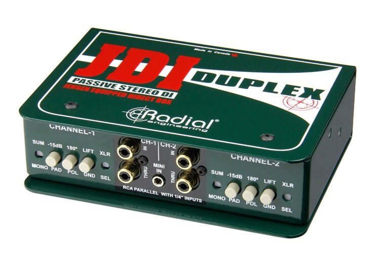 Radial Engineering -JDI Duplex Premium Stereo Passive DI