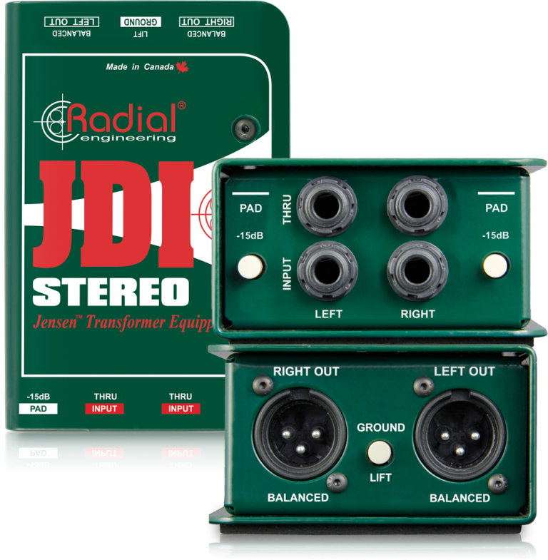 Radial Engineering -JDI Stereo Premium Stereo Passive DI