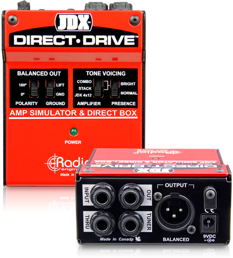 Radial Engineering -JDX Direct-Drive Amp Simulator & DI Box