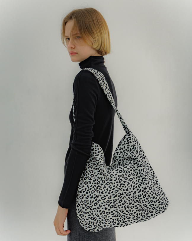 Alice Martha - Leopard Neat Bag *3色*