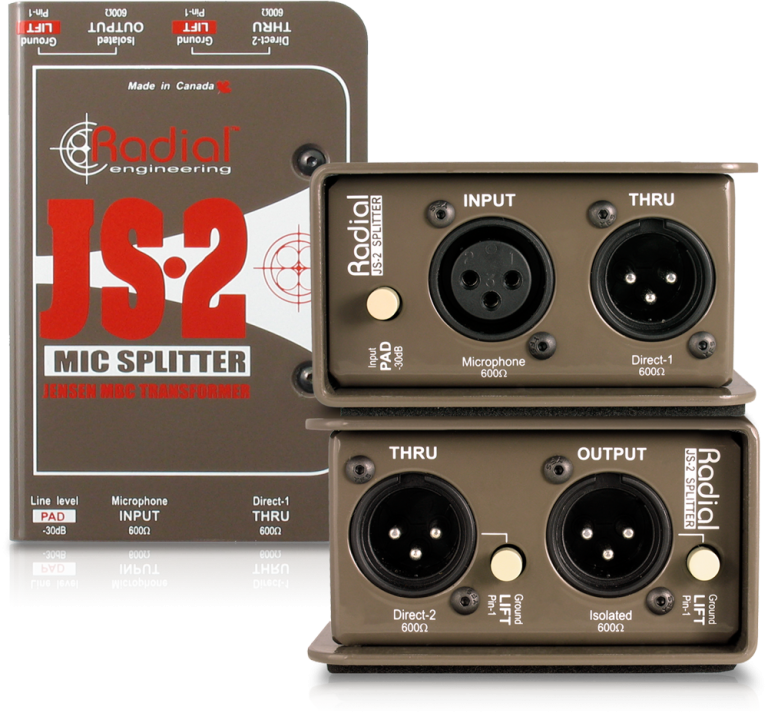 Radial Engineering - JS2 Microphone Splitter