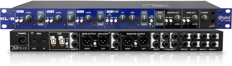 Radial Engineering -KL-8 Rackmount Keyboard Mixer