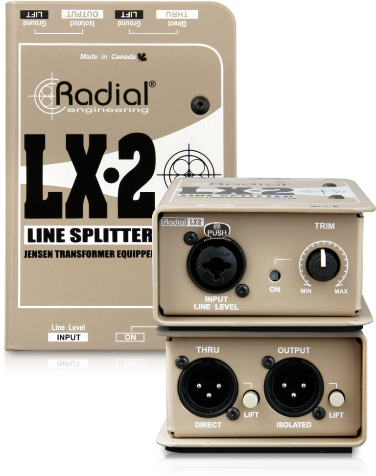 Radial Engineering -LX-2 Line-Level Splitter & Attenuator